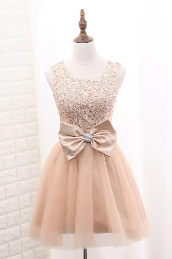 2024 Tulle & Lace Homecoming Dresses Scoop A PYNDYAHN