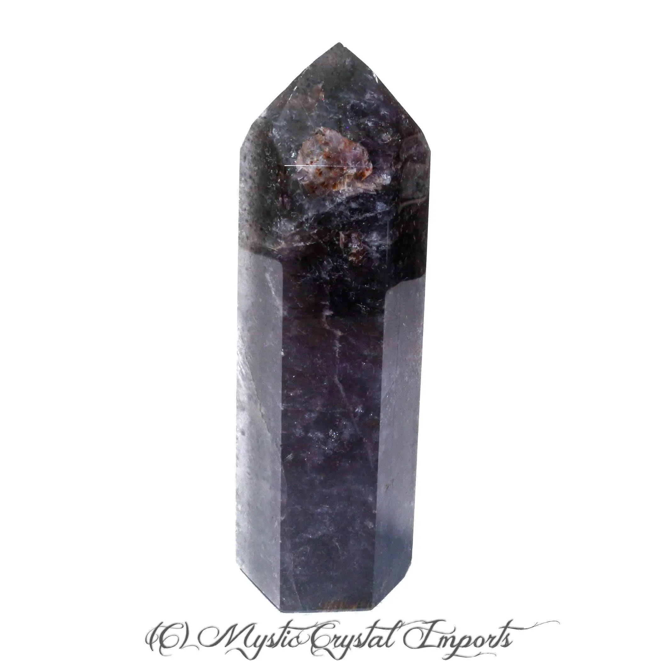 5 1/2 Super 7 - Melody Stone Amethyst - Geothite Crystal Point