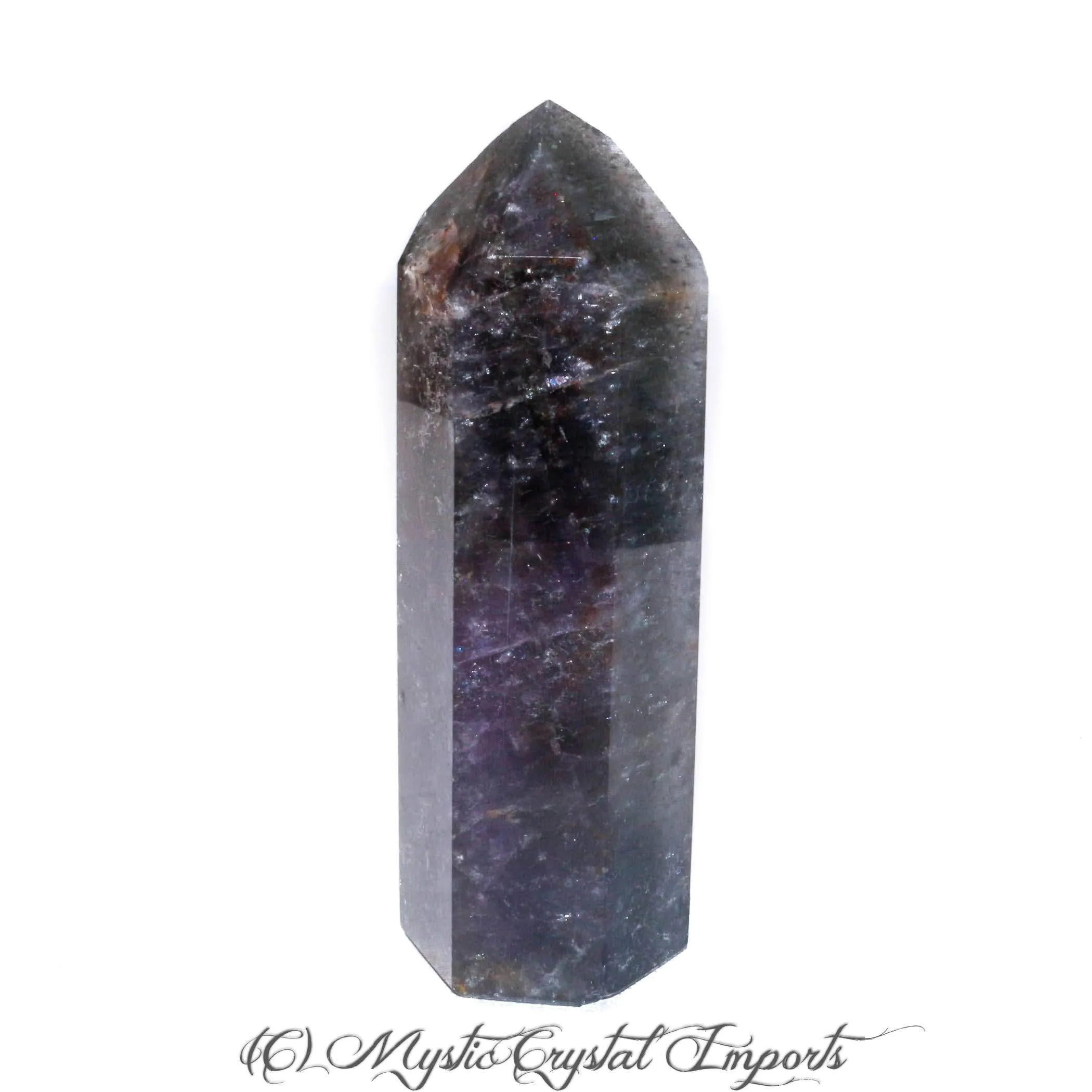 5 1/2 Super 7 - Melody Stone Amethyst - Geothite Crystal Point