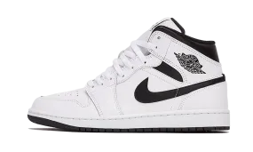 Air Jordan 1 Mid White Black