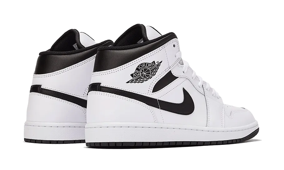 Air Jordan 1 Mid White Black