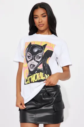 Alter Ego Catwoman Graphic Tee - White