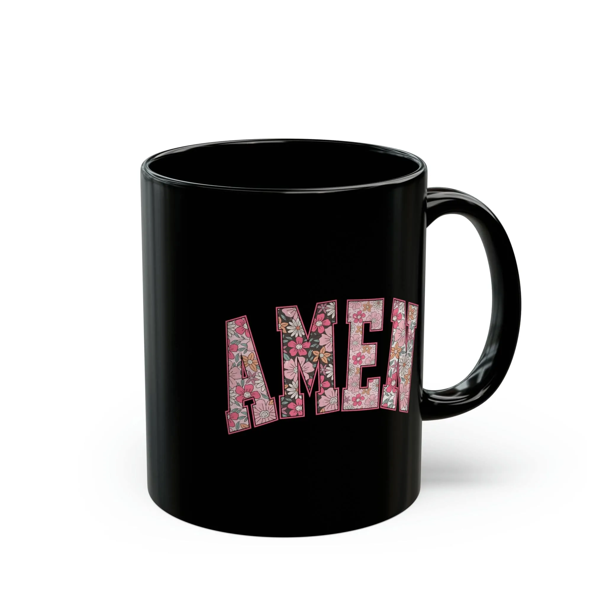 Amen 11oz Black Mug