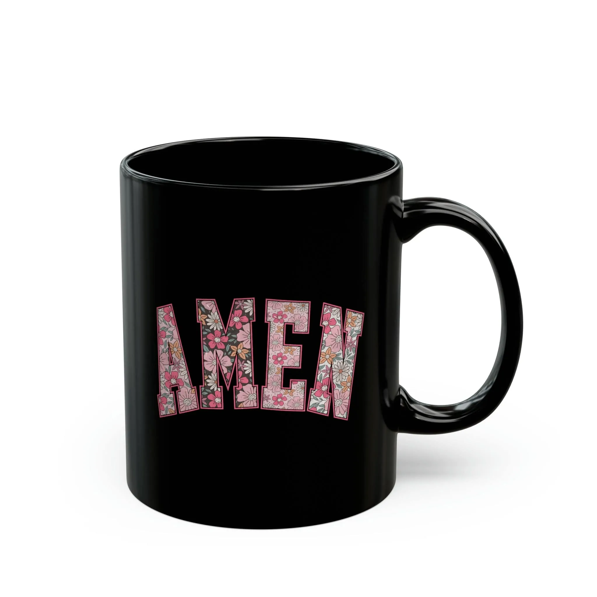 Amen 11oz Black Mug