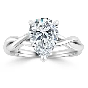 Anastasia - 18ct White Gold - Pear