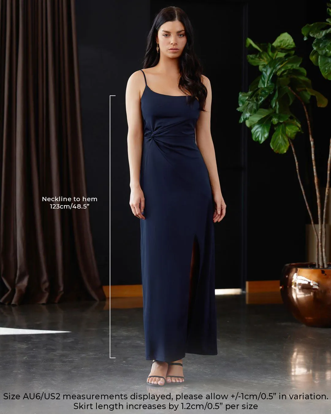 Arissa Dress - Navy