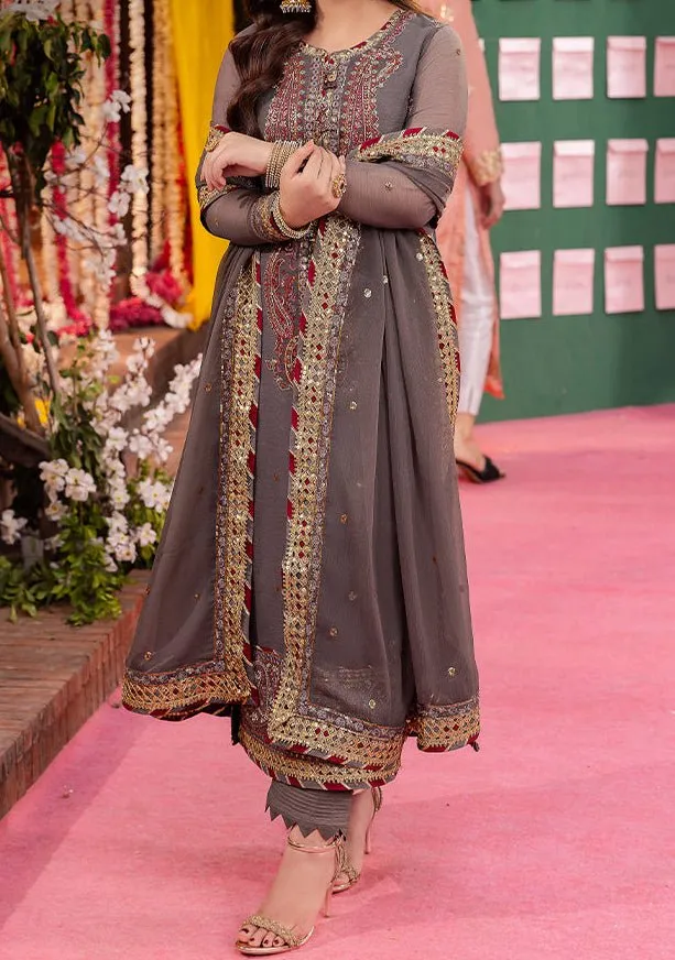 Asim Jofa Jag Mag Pakistani Chiffon Dress