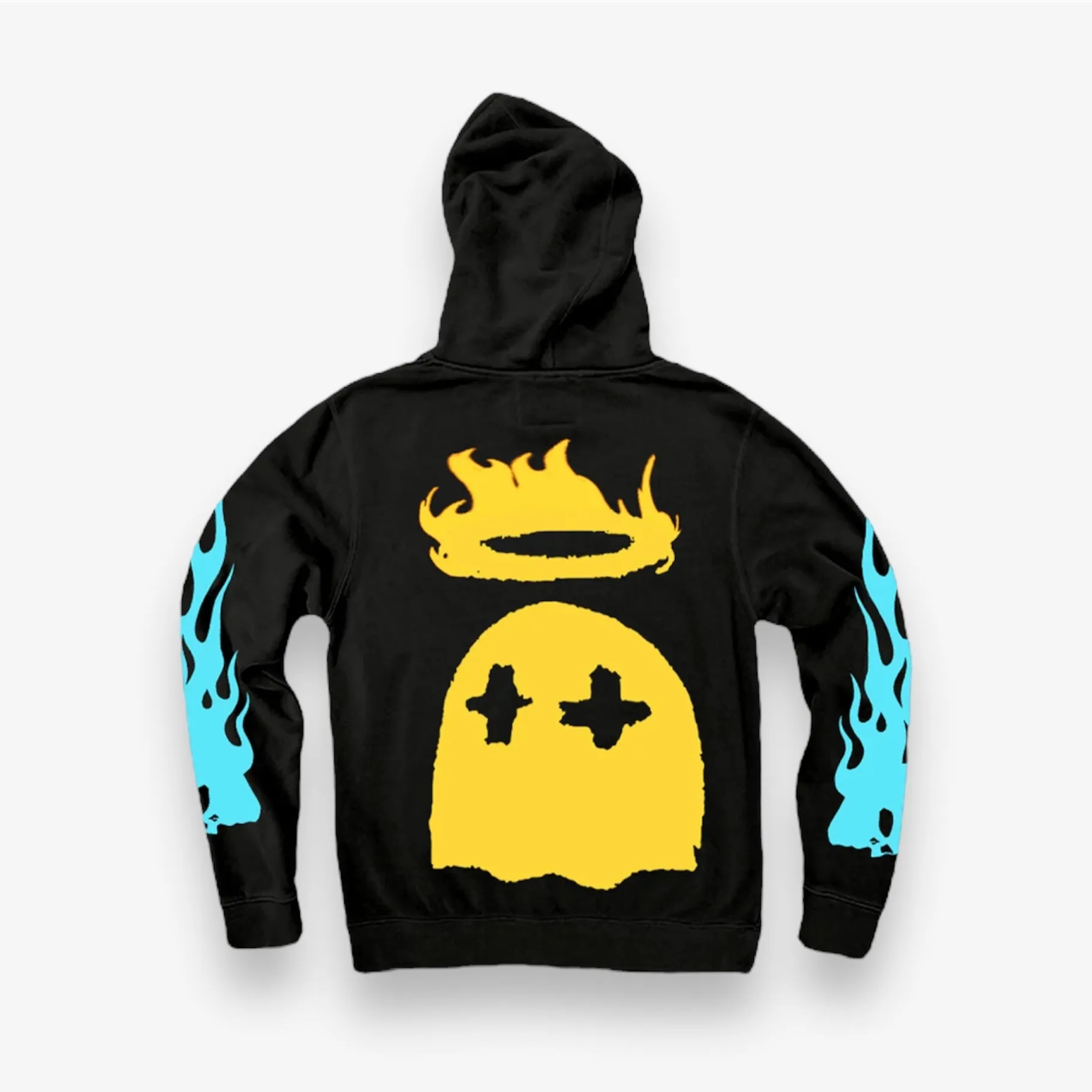 B Wood Ghost Riding Hoodie Black