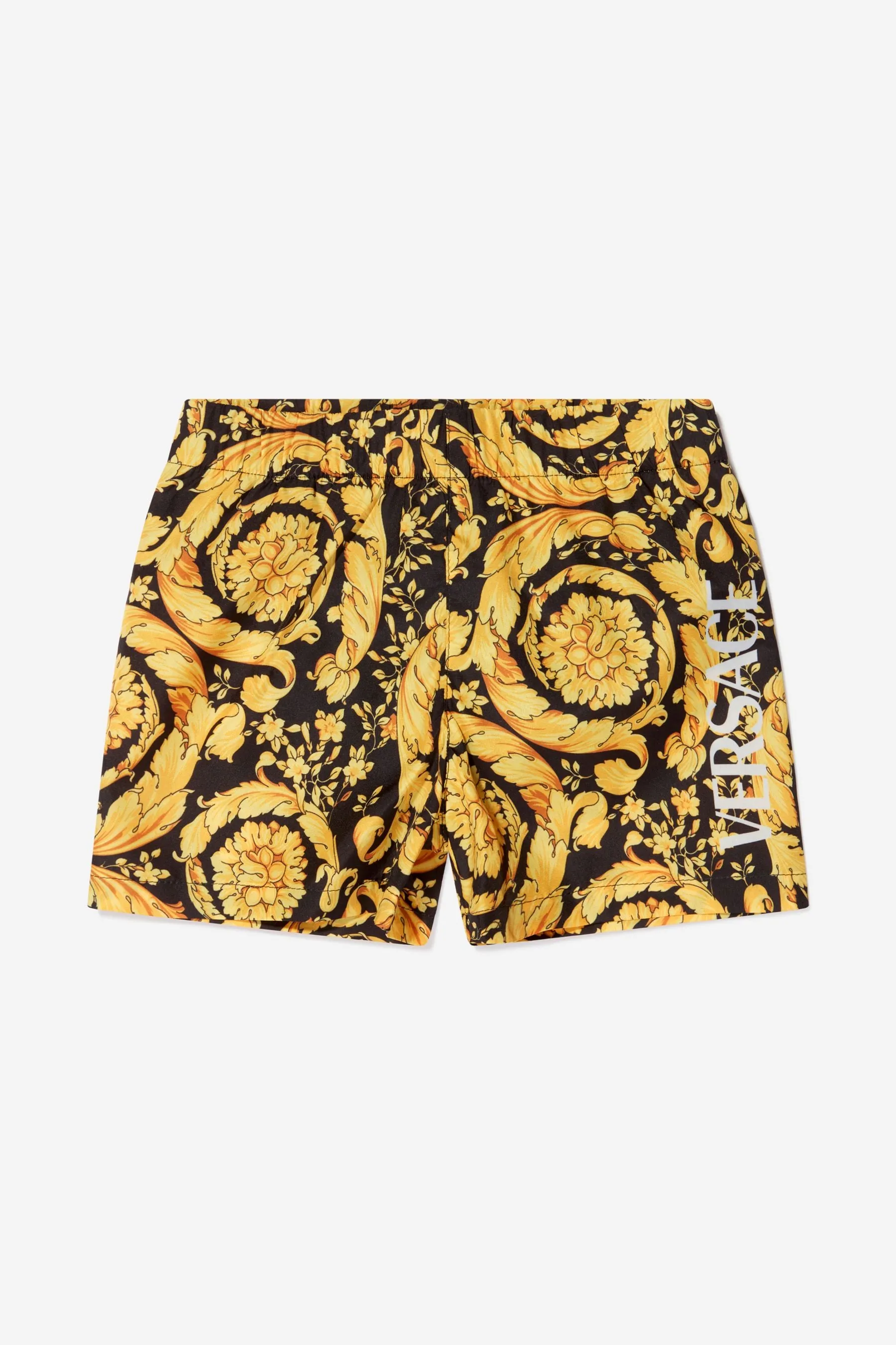 Baby Boys Barocco Print Swim Shorts