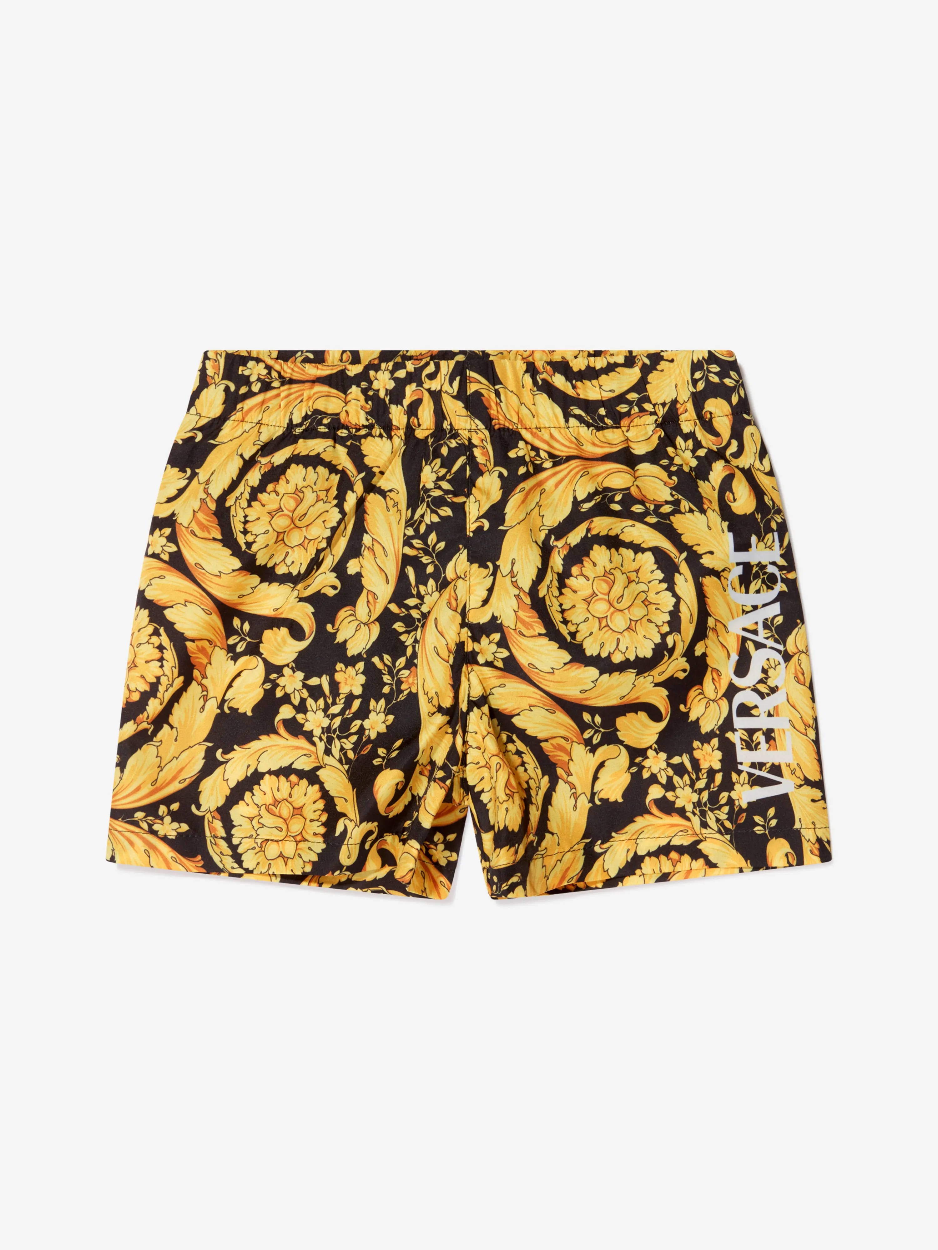 Baby Boys Barocco Print Swim Shorts