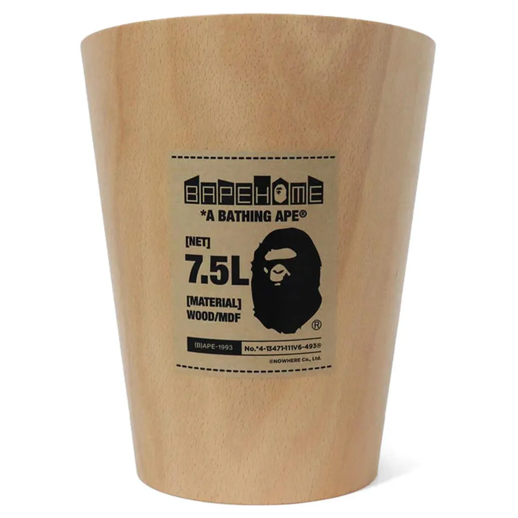 Bape x Umbra Woodrow Trash Can - Beige