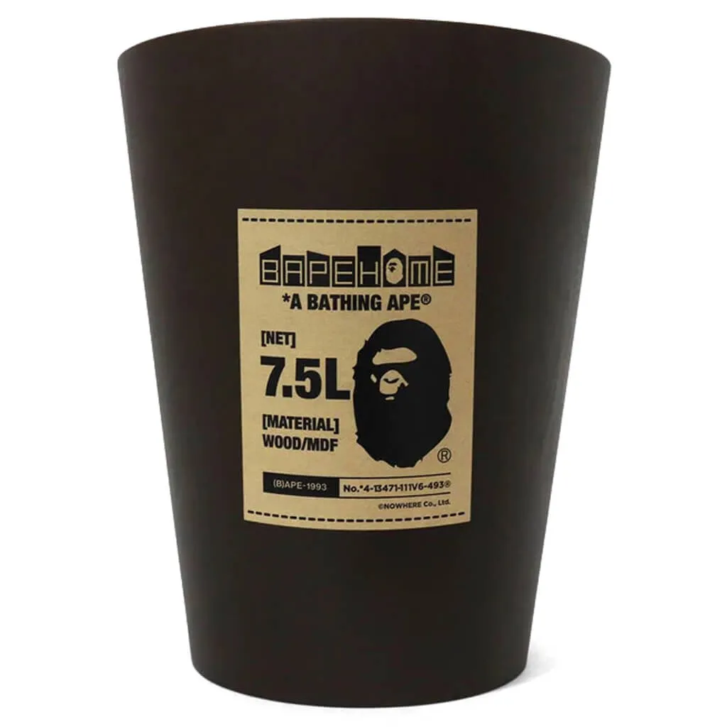 Bape x Umbra Woodrow Trash Can - Brown