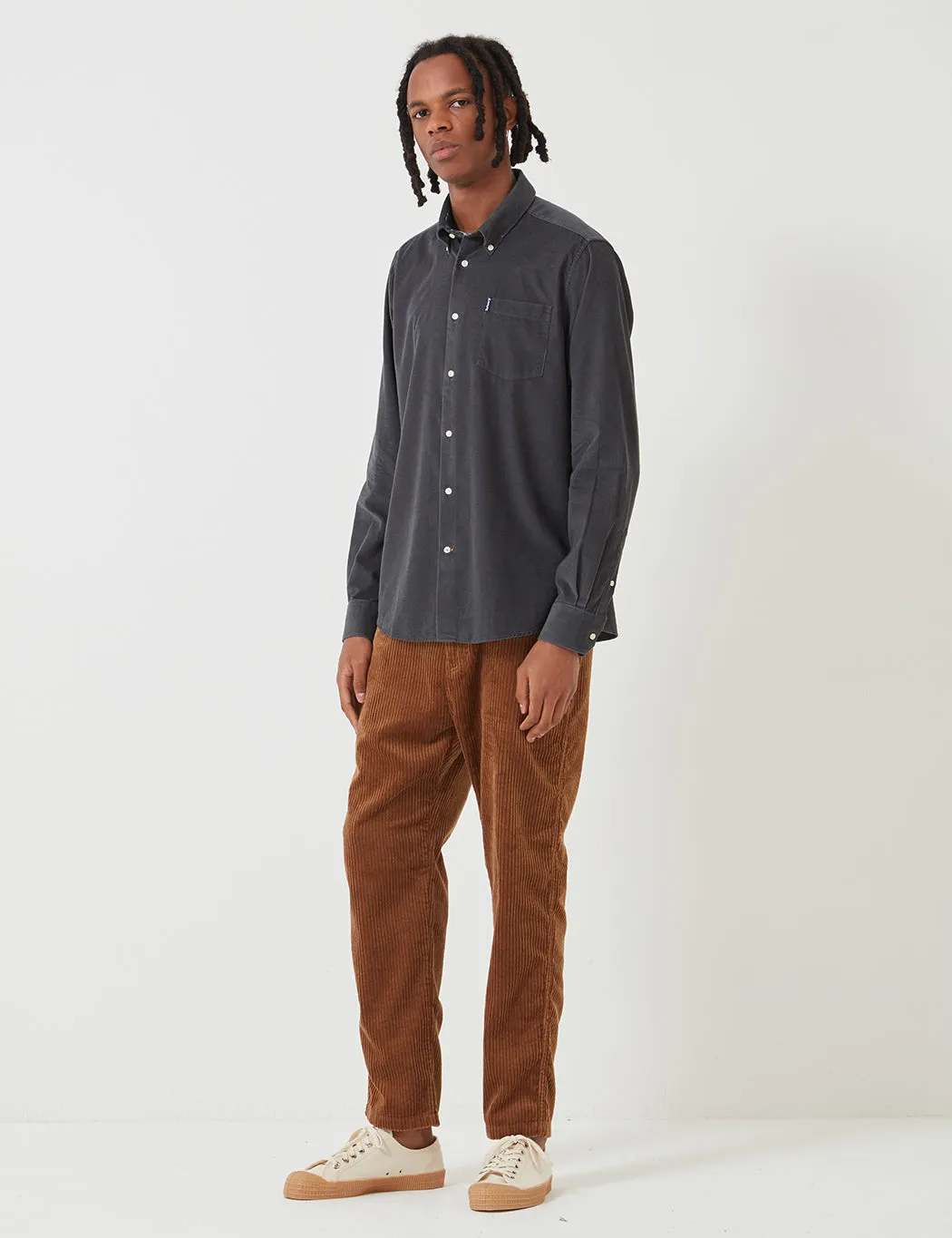 Barbour Cord 1 Tailored Shirt - Grey