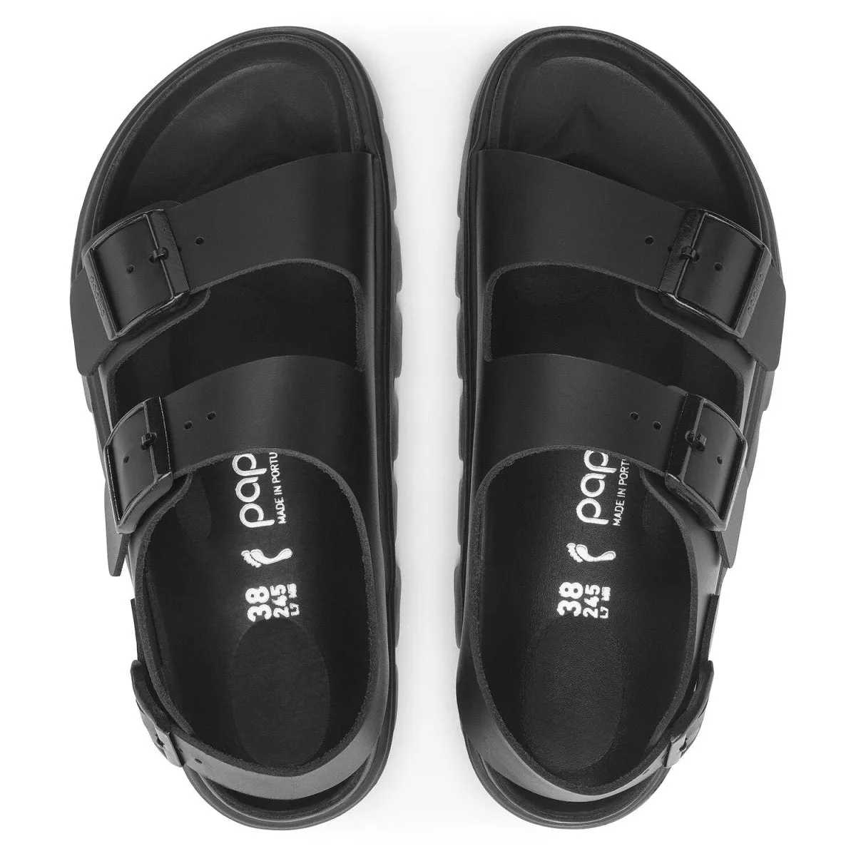 Birkenstock Women's Milano Chunky Exquisite Black Leather