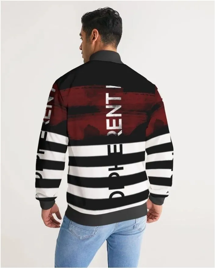 Brush Stripe French Terry Track Jacket