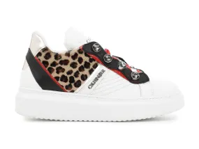 CafèNoir donna sneakers animalier e pelle