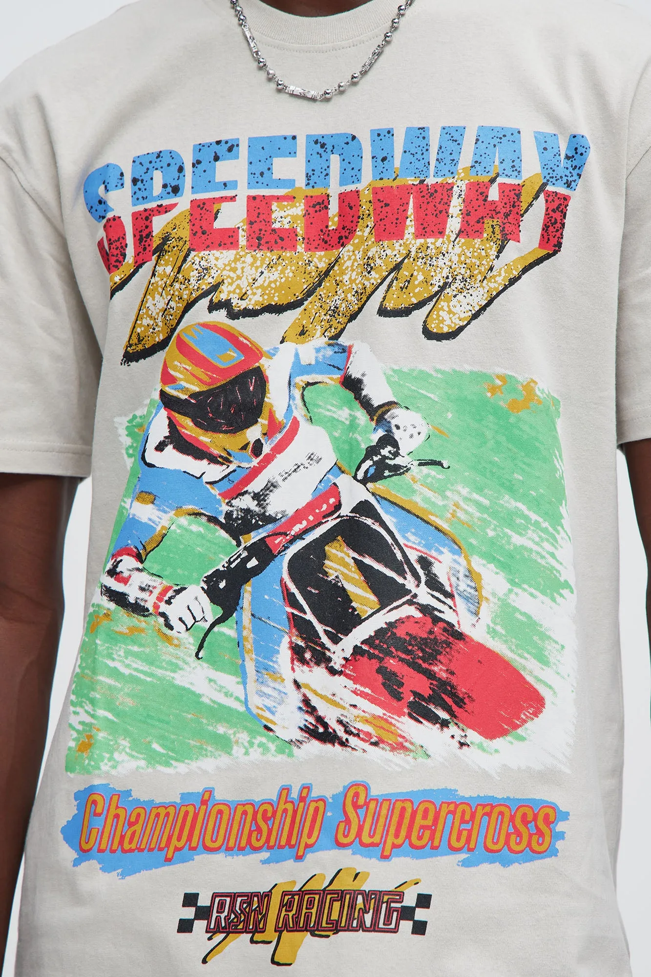 Championship Supercross Short Sleeve Tee - Khaki