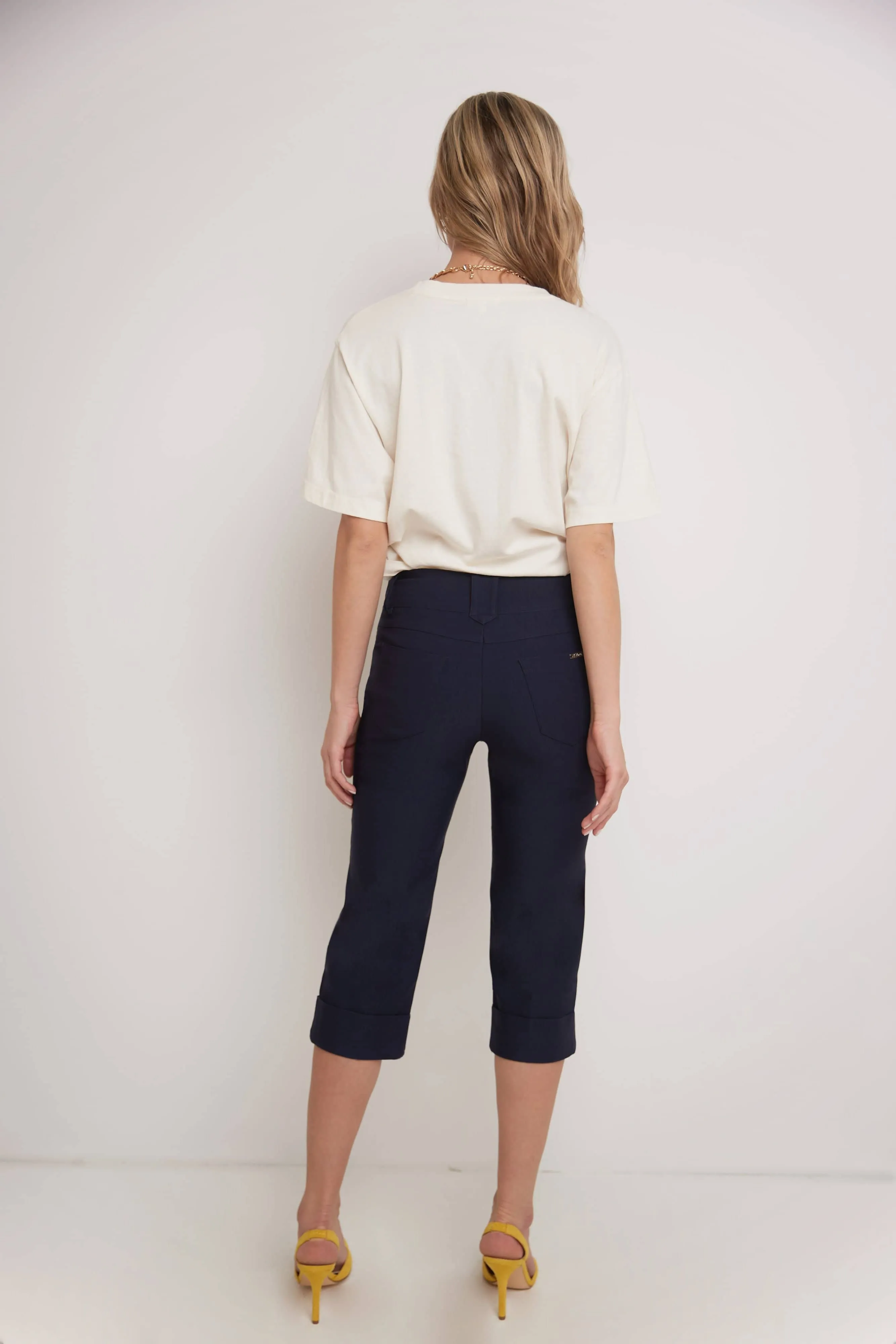 Chic Capri with Classic Cuffed Hem