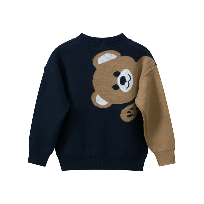 Children's Clothing Autumn and Winter Sweater Boys' Sweater Little Bear Clothes