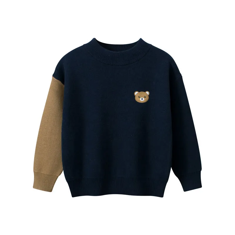 Children's Clothing Autumn and Winter Sweater Boys' Sweater Little Bear Clothes