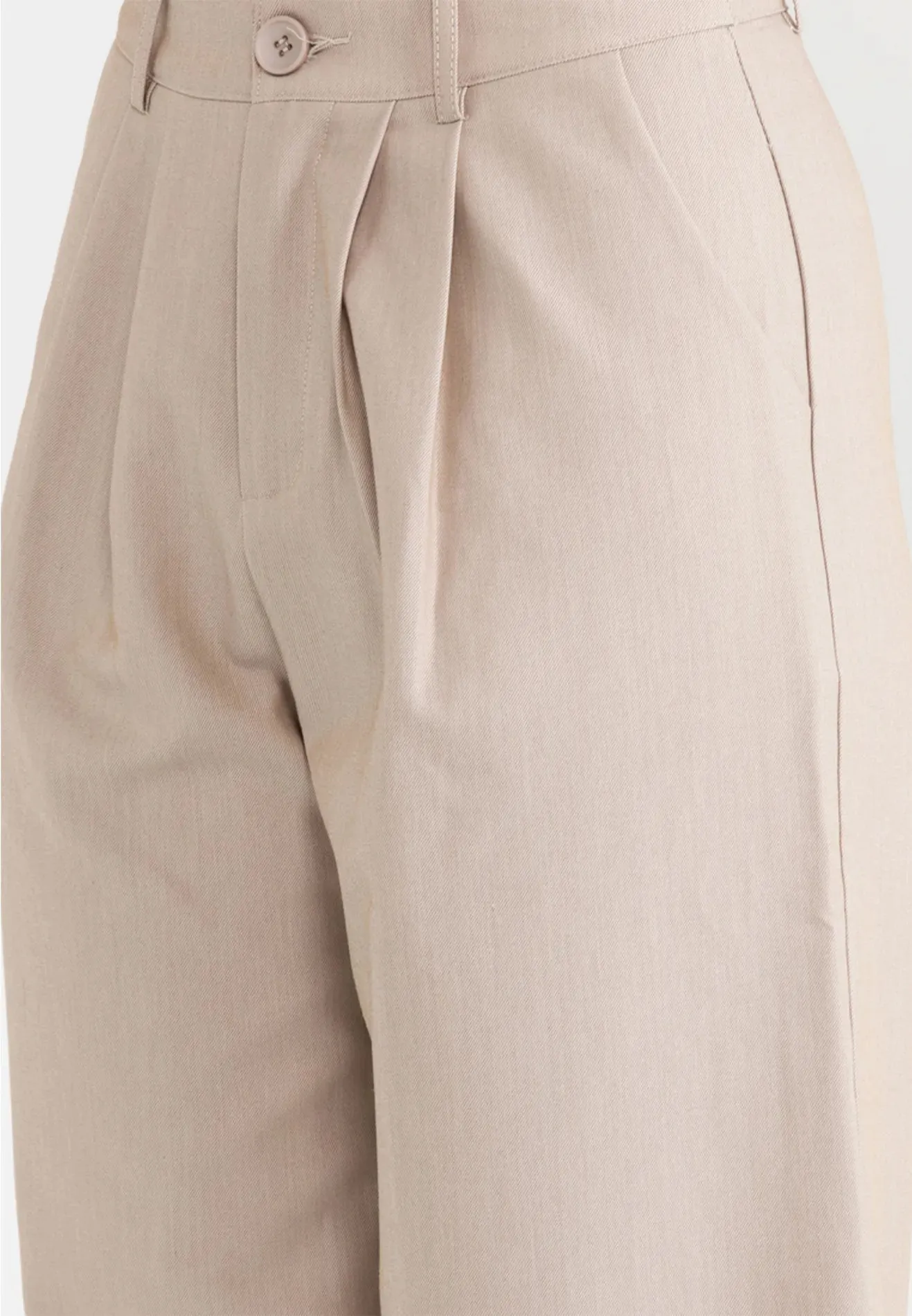 Classic Pleated Wide Leg Pants