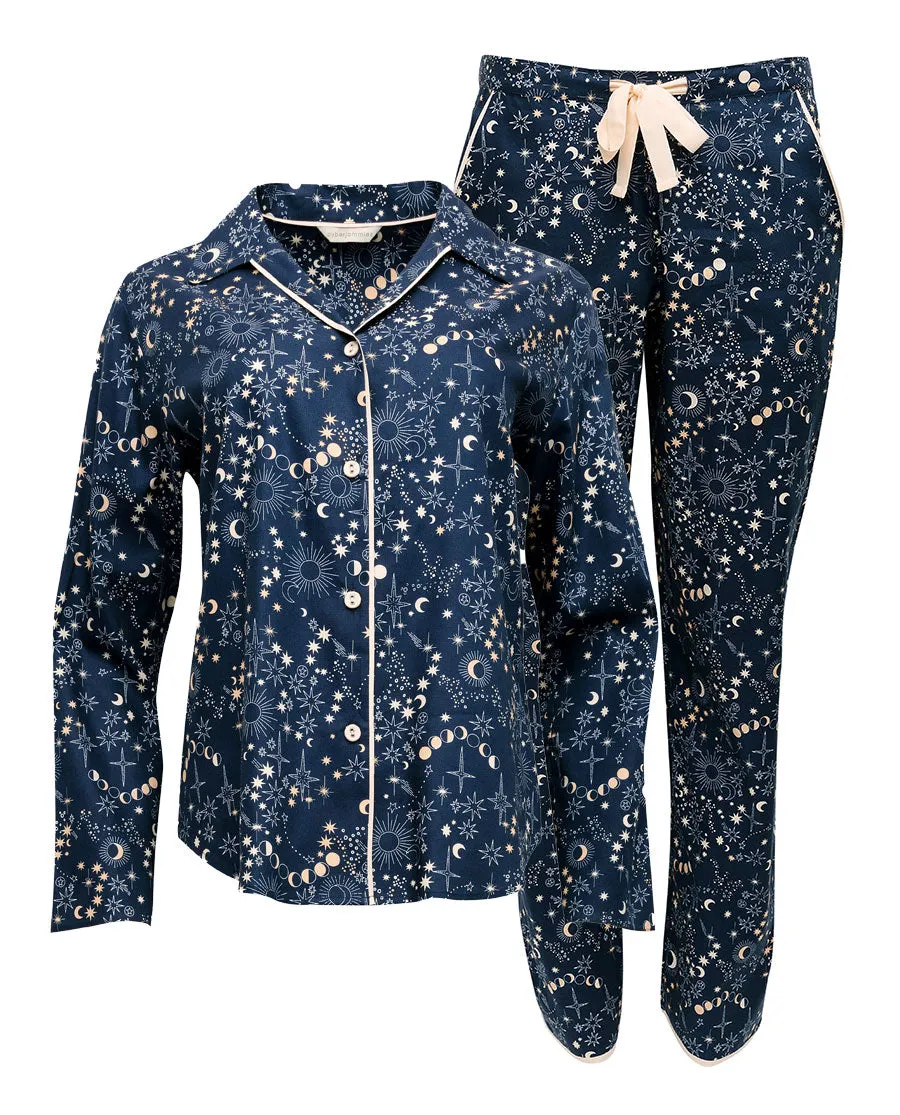 Cosmo Womens Celestial Print Pyjama Set