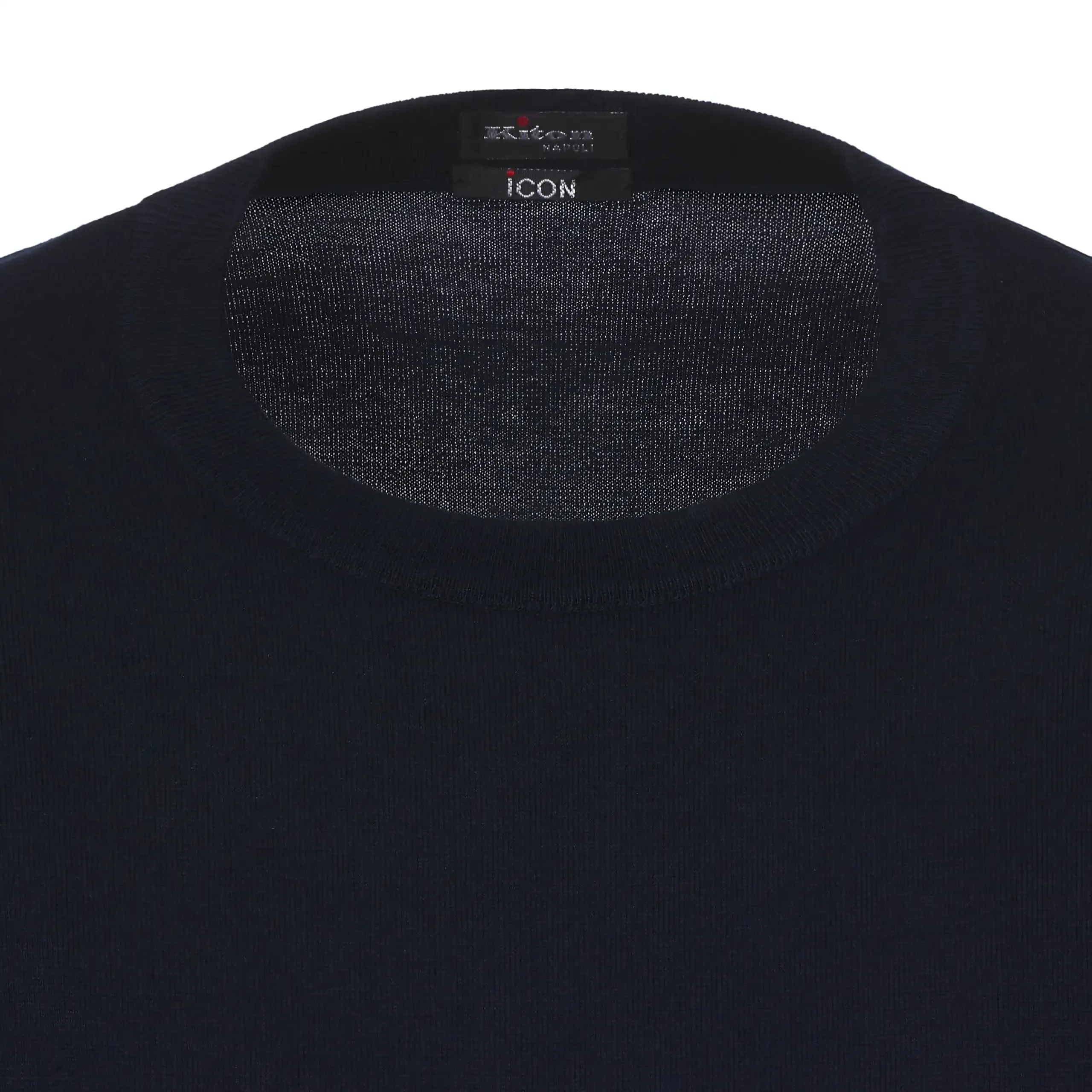 Cotton T-Shirt Sweater in Dark Blue