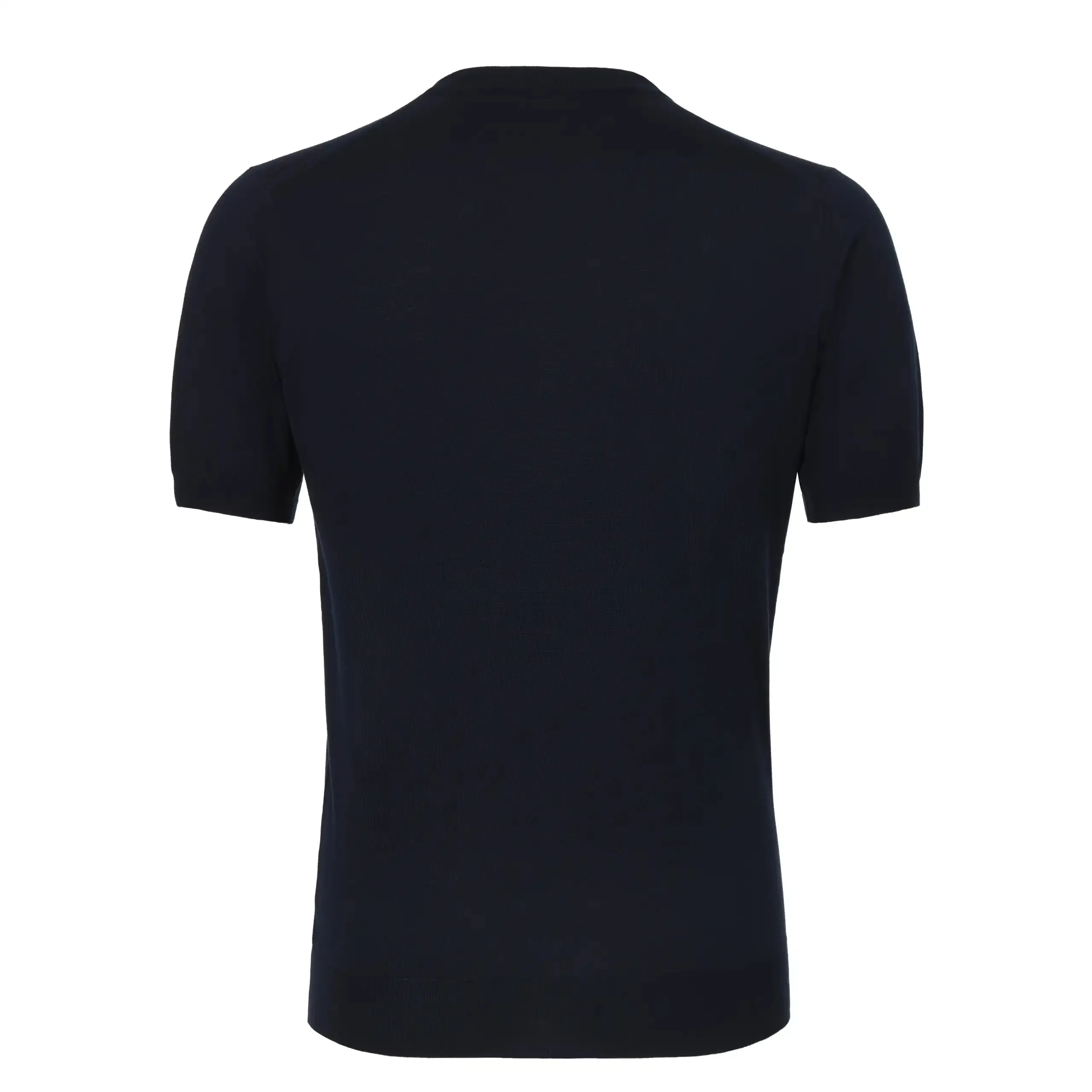 Cotton T-Shirt Sweater in Dark Blue