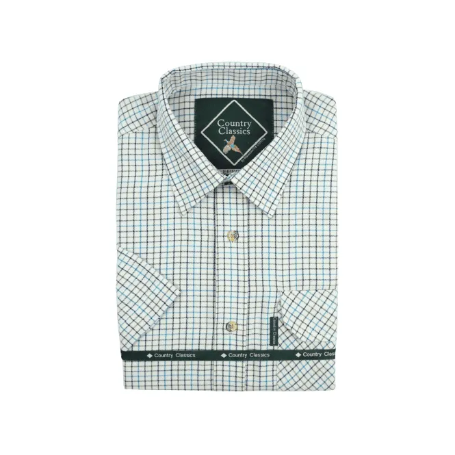 Country Classics Mens Short Sleeve Check Shirt - Epsom