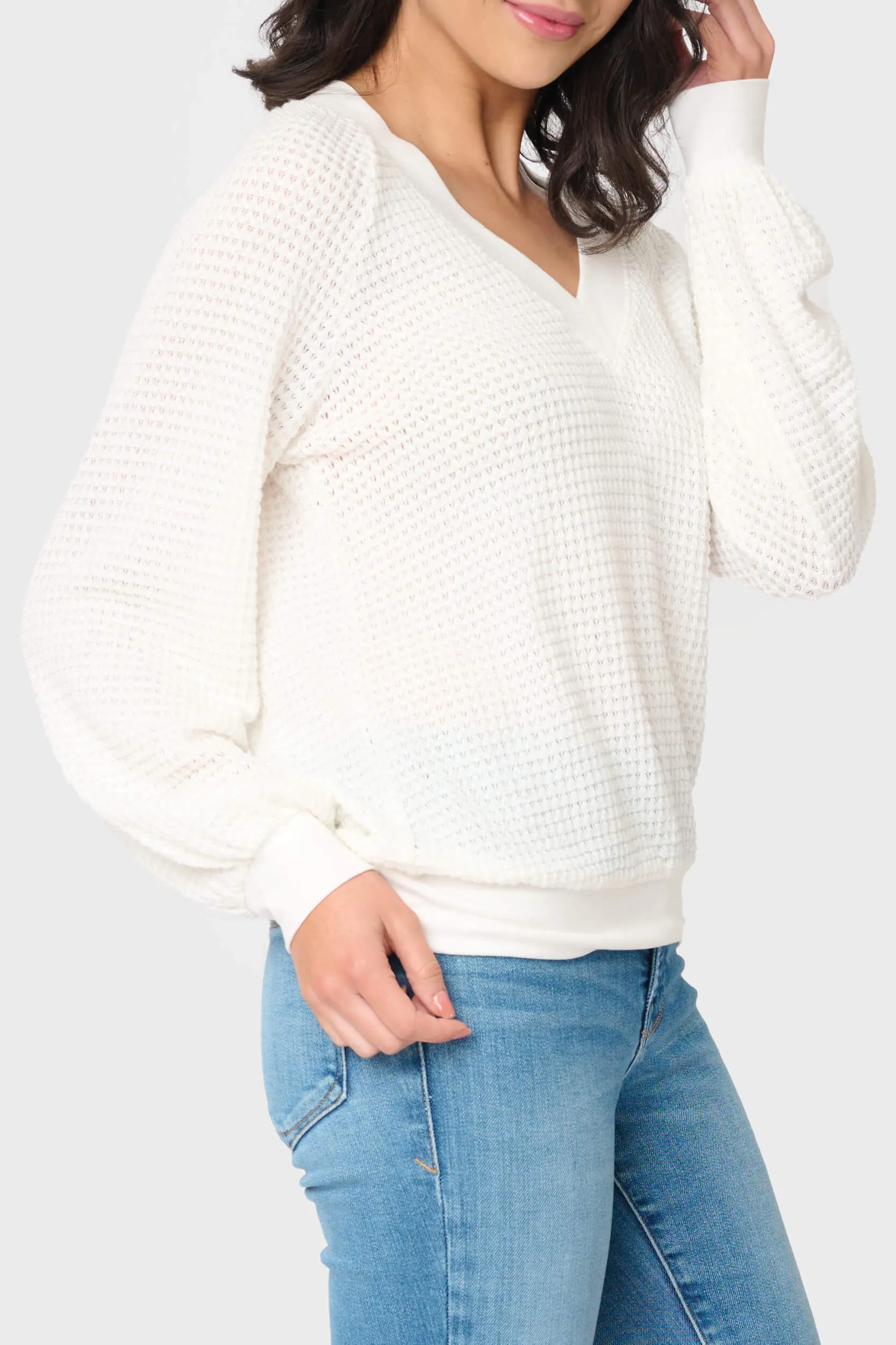 Courtside Open Weave Sweater