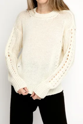 Crewneck Sweater in Ivory