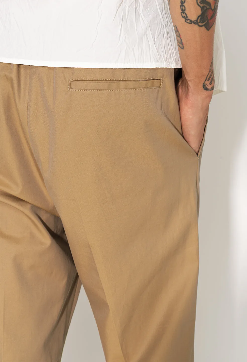 Cropped Tech Trouser / Shark