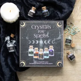 Crystals For Spells - Crystal Chip Bottle Gift Set