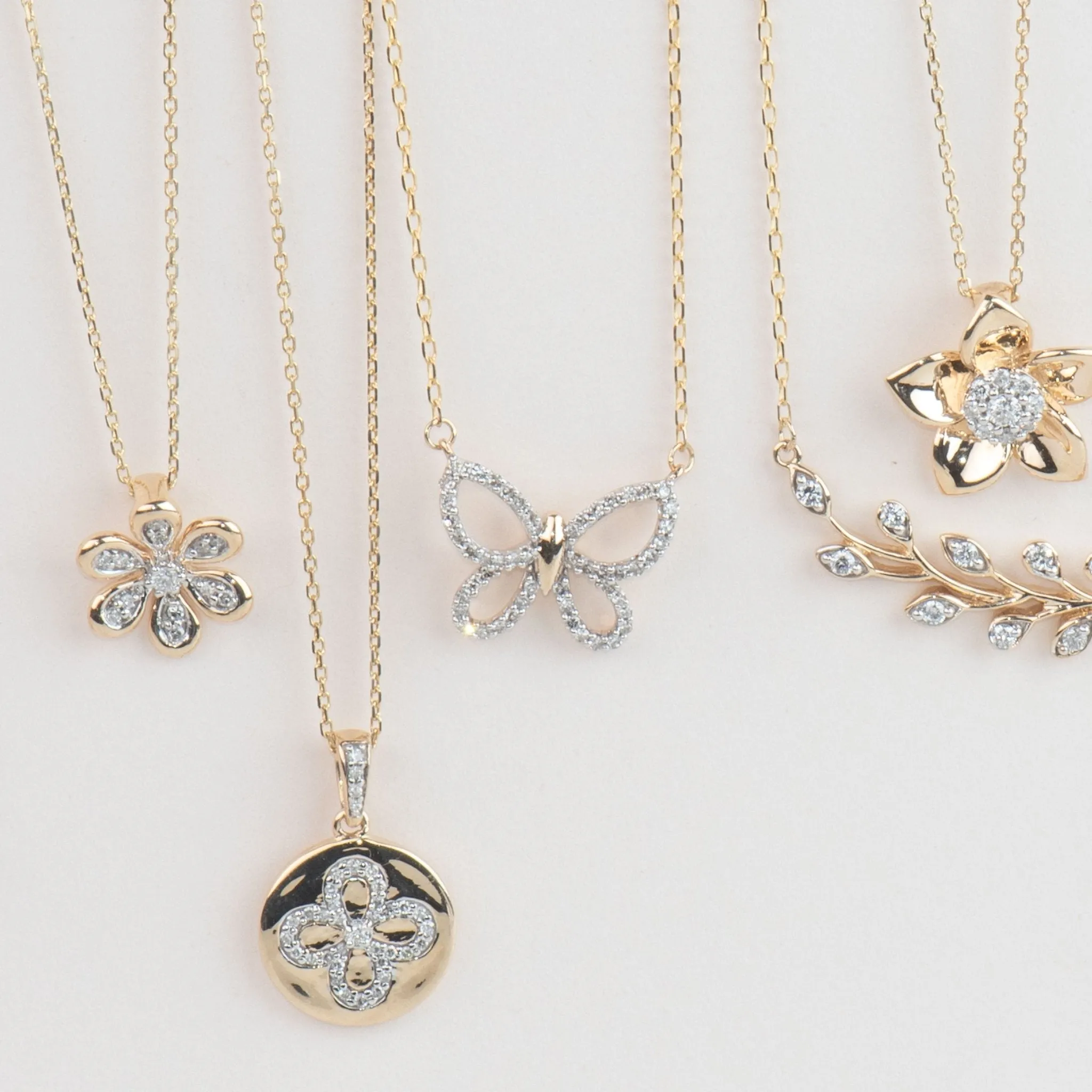 Diamond Butterfly Necklace