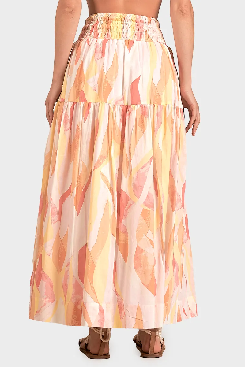 Elan Print Maxi Skirt