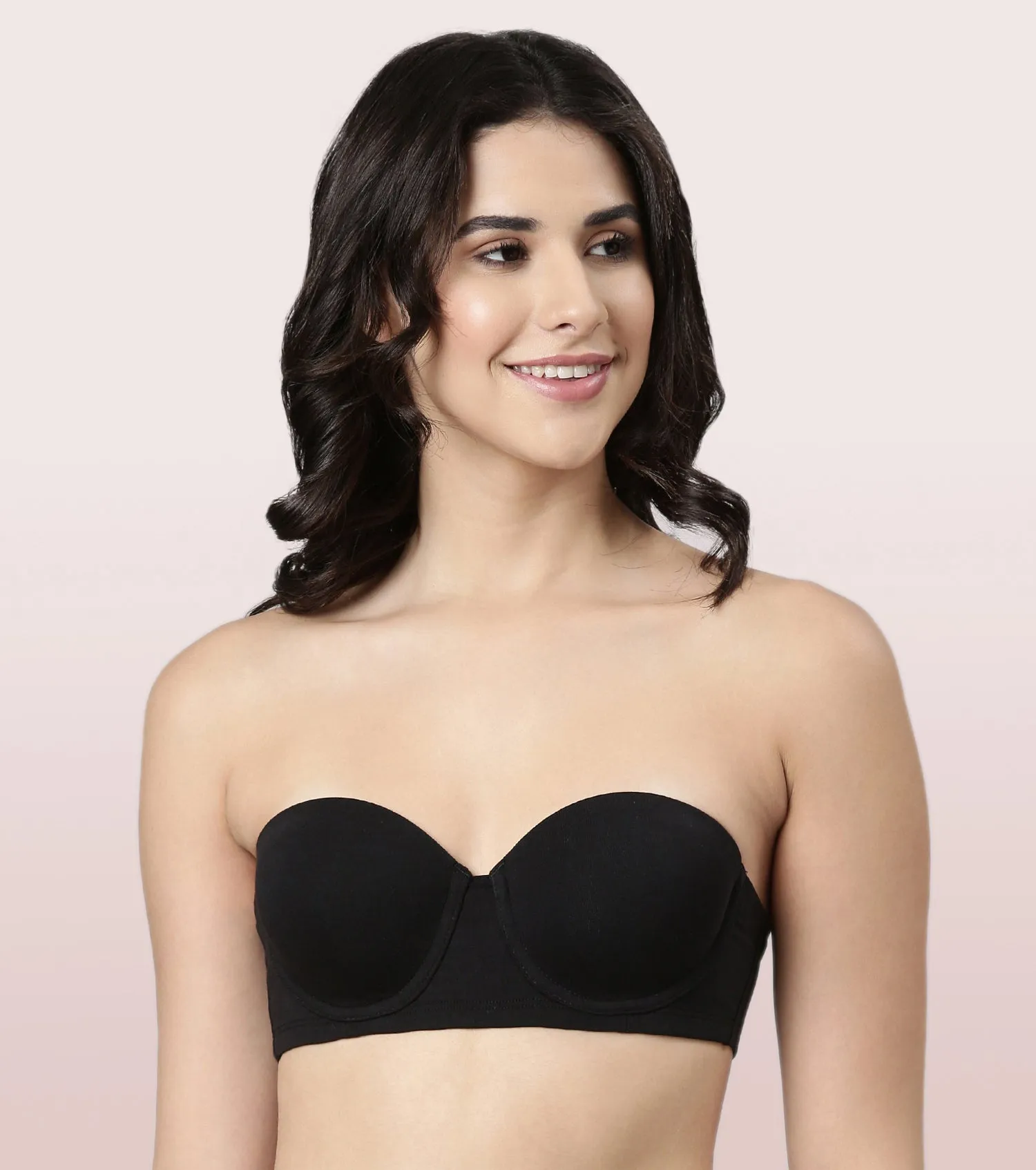 Enamor Multiway Bra For Women | High Coverage Cotton Strapless Bra For No Spill Coverage | A078Enamor Multiway Bra For Women | High Coverage Cotton Strapless Bra For No Spill Coverage | A078