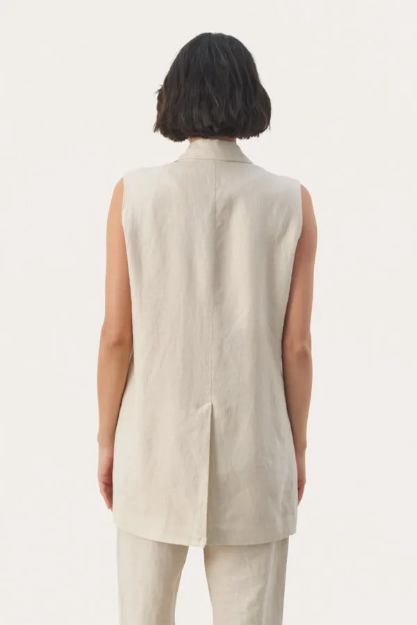 ENYO LINEN VEST (FRENCH OAK) - PART TWO