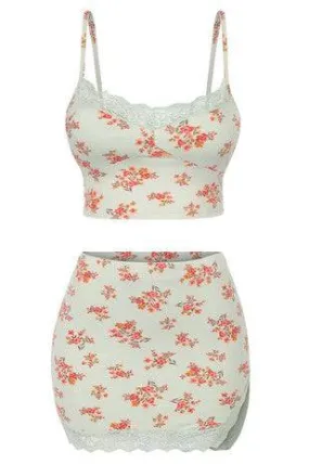 Ezma Floral 2 Piece Skirt Set