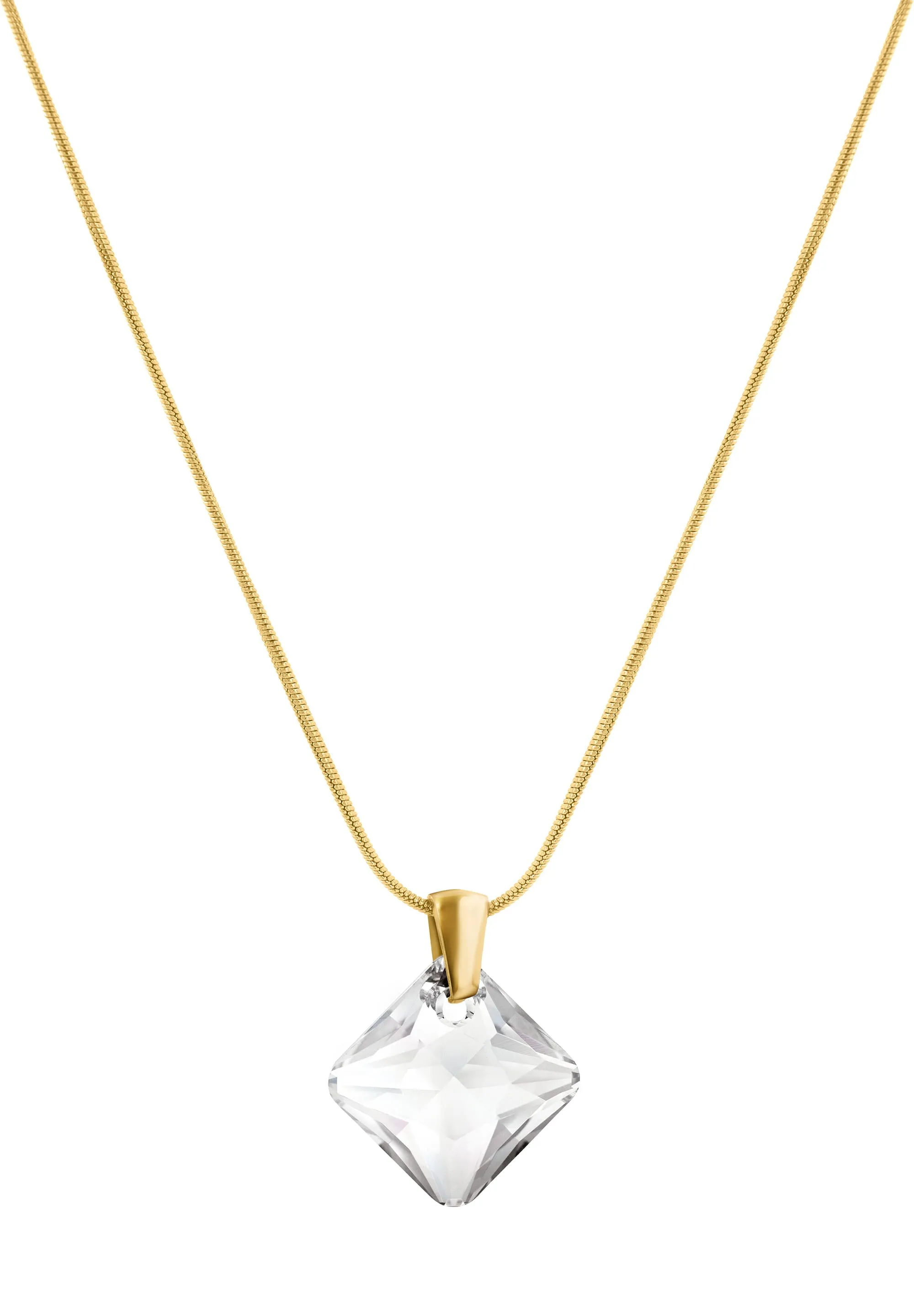 Facet Princess Pendant Necklace JS.0036