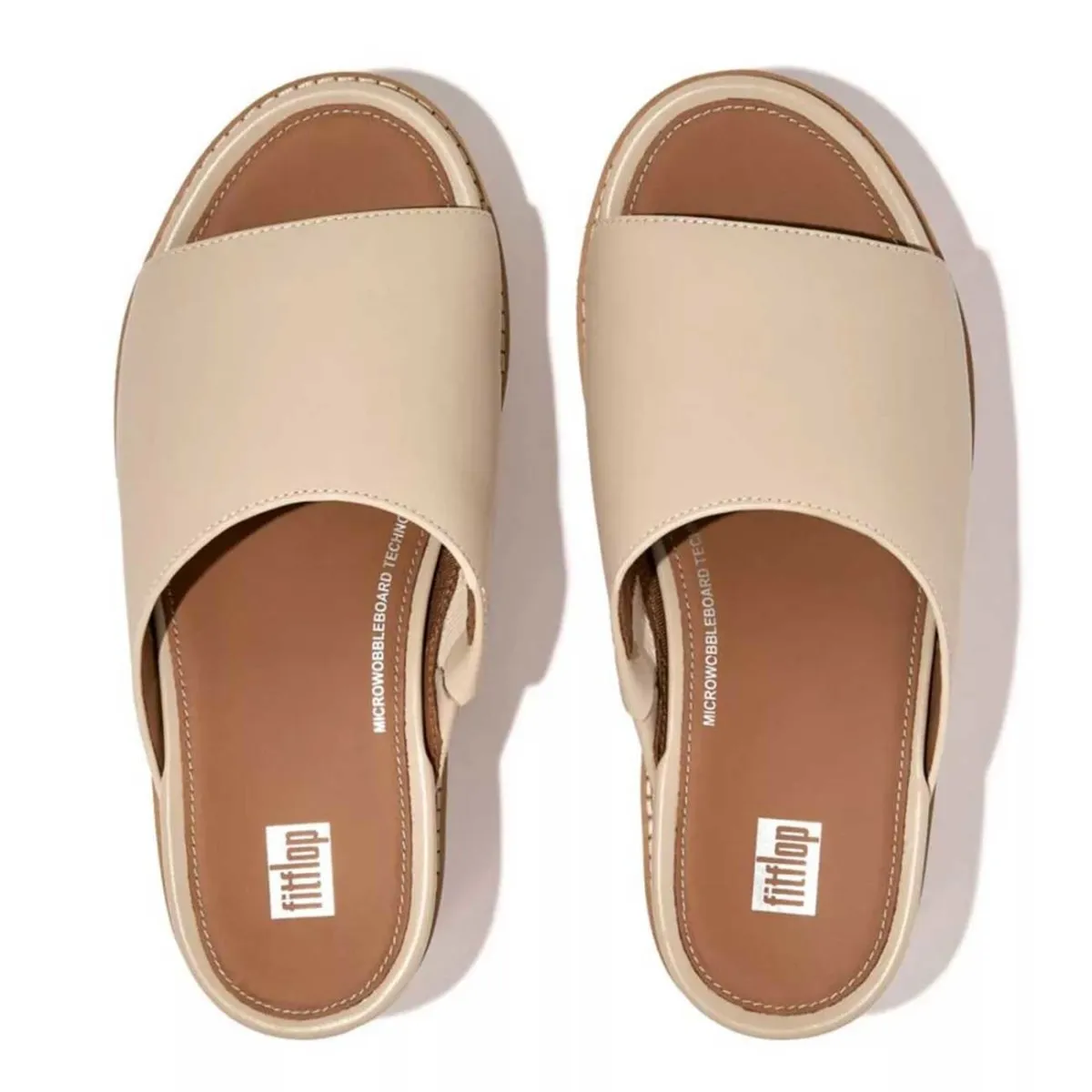 FitFlop Women's Eloise Cork-Wrap Slip-On Stone