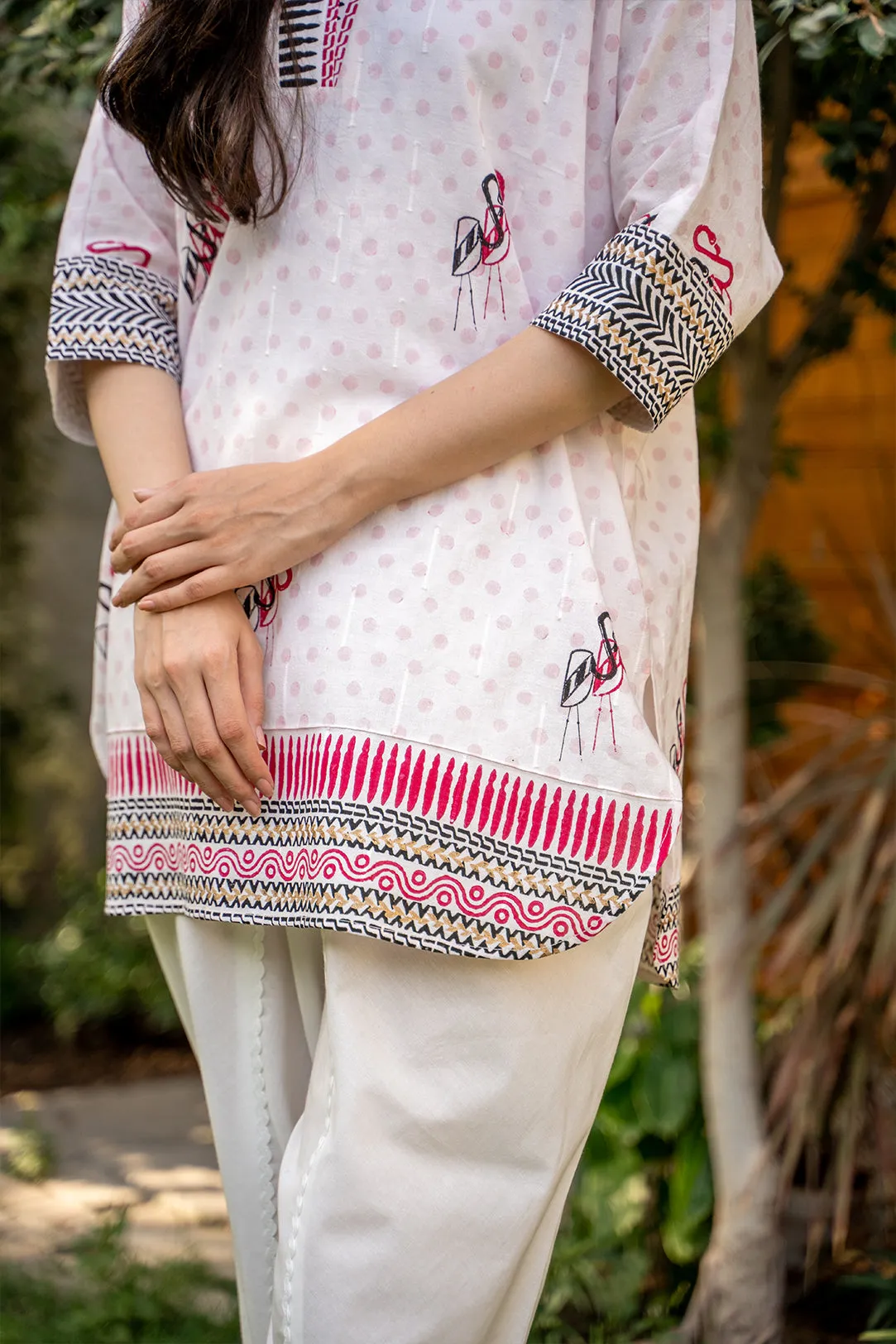 Flamingo Kurta