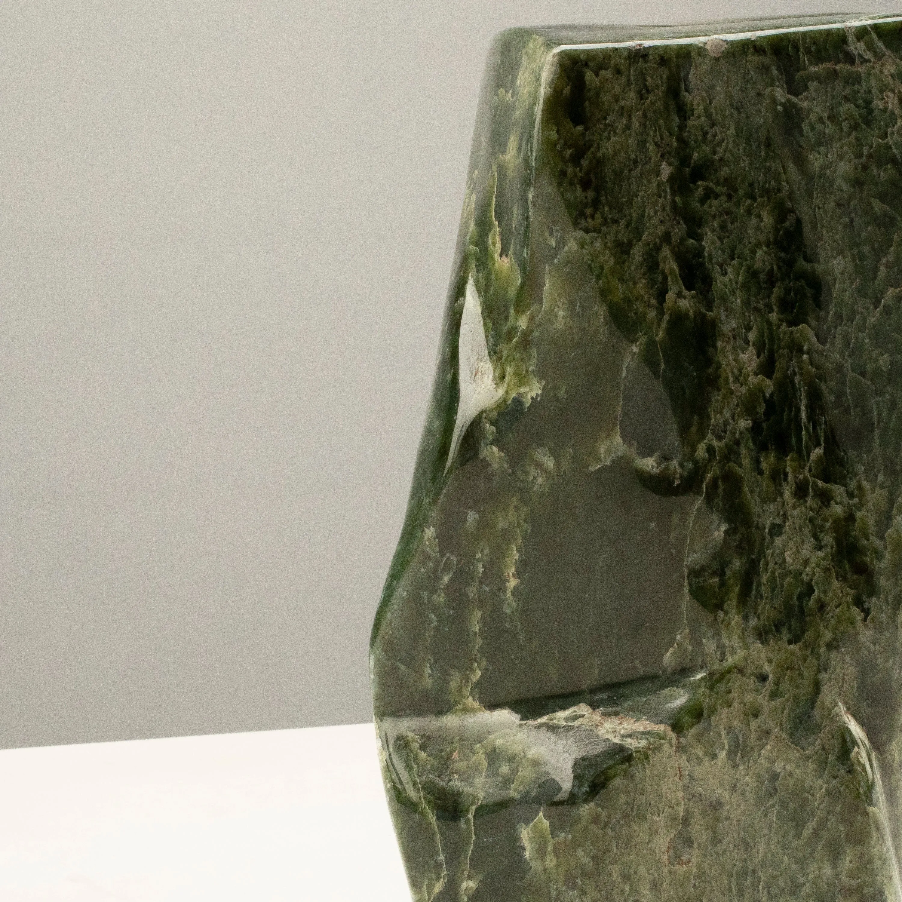 Freeform Nephrite Jade Tower from Afghanistan - 10.5 / 13 lbs