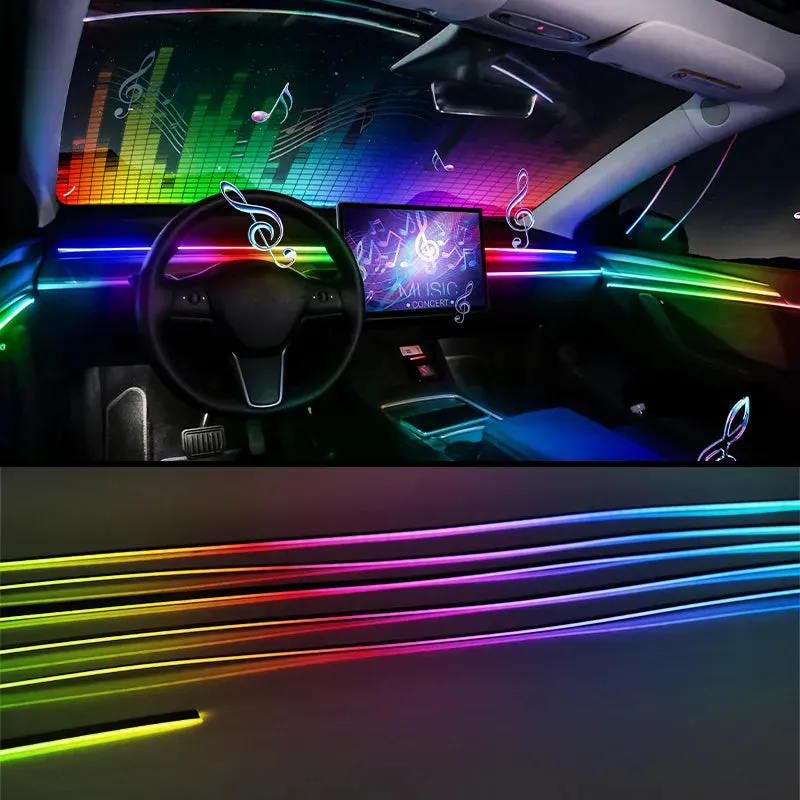 Full Color Streamer Car Ambient Lights