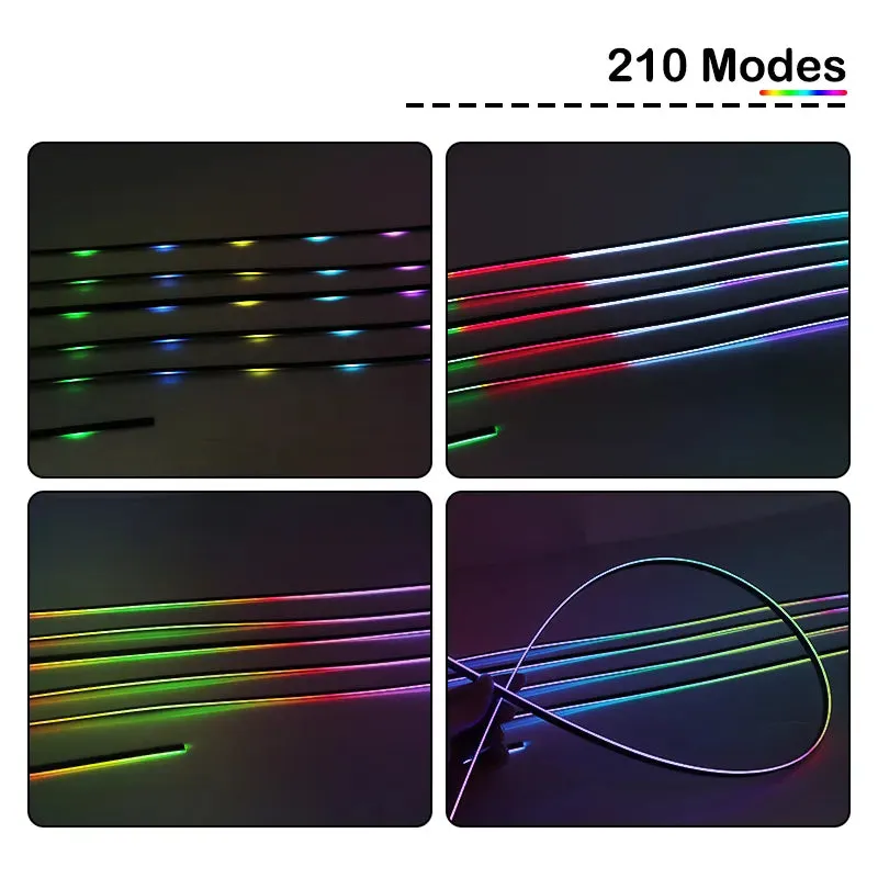 Full Color Streamer Car Ambient Lights