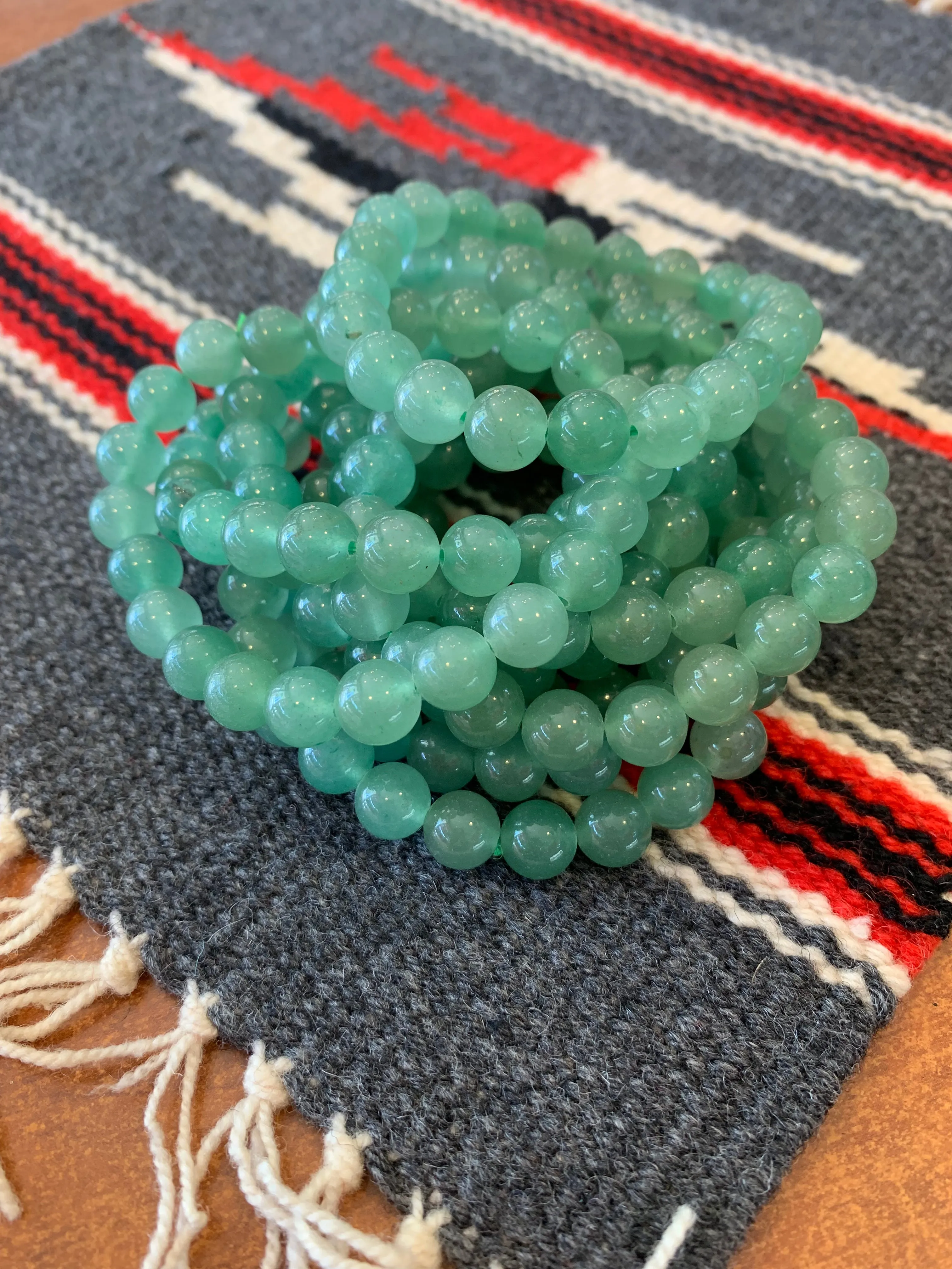 Green Aventurine Beaded Bracelet