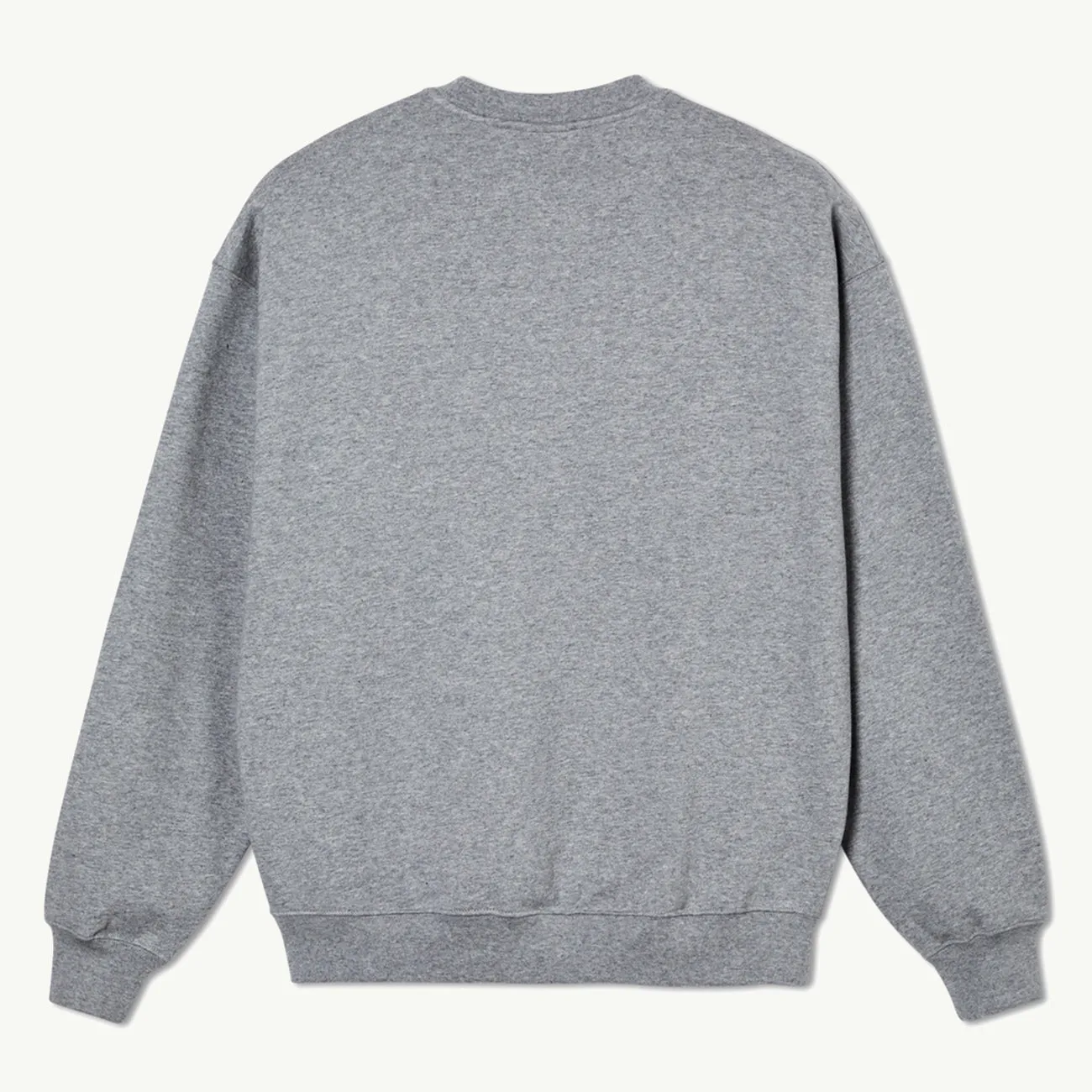 GROUP LOGO CREWNECK HEATHER GREY