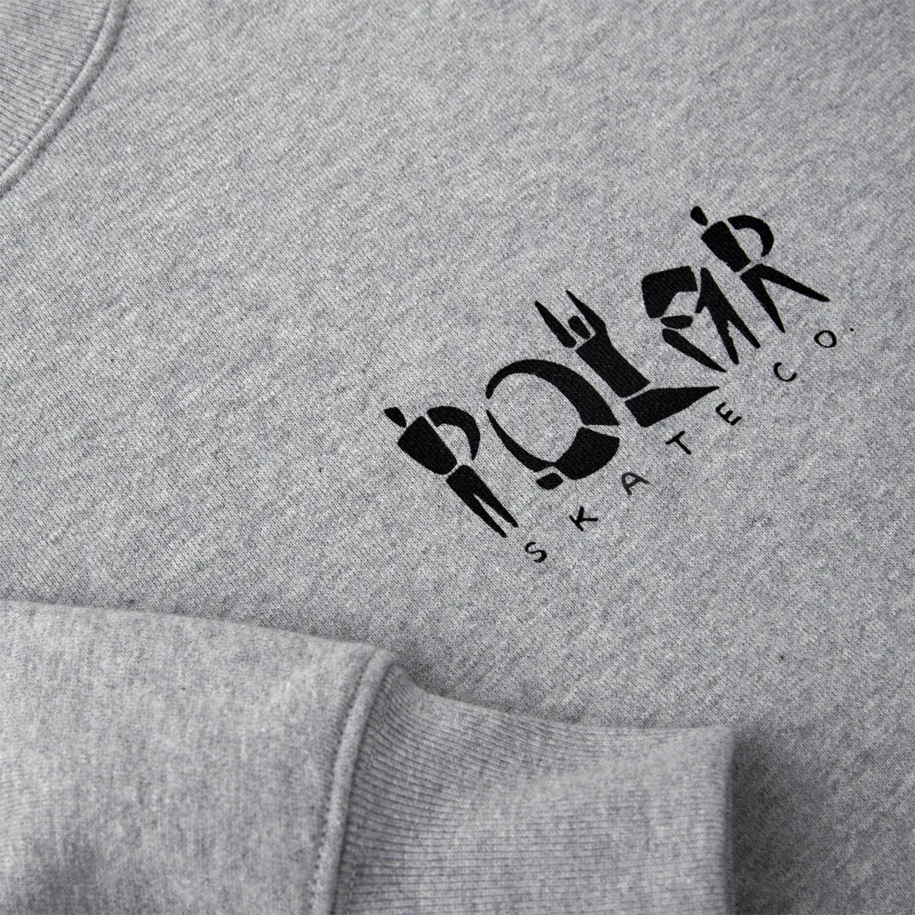 GROUP LOGO CREWNECK HEATHER GREY