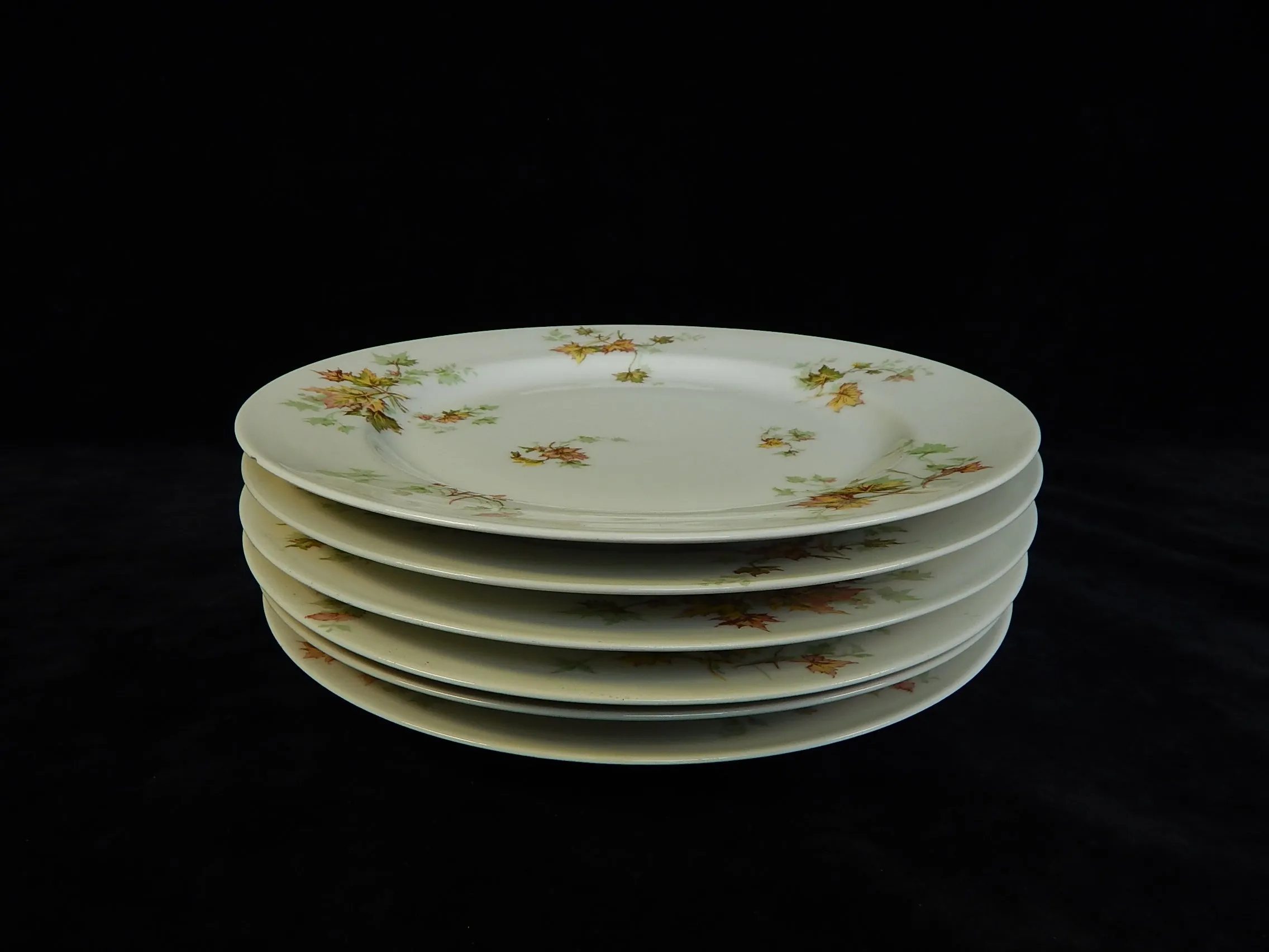 Haviland Limoges Autumn Leaf Plates & Platter - Lot of 7