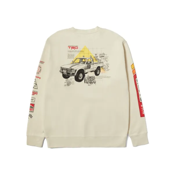 HUF X Toyota Concept Crewneck Fleece - White