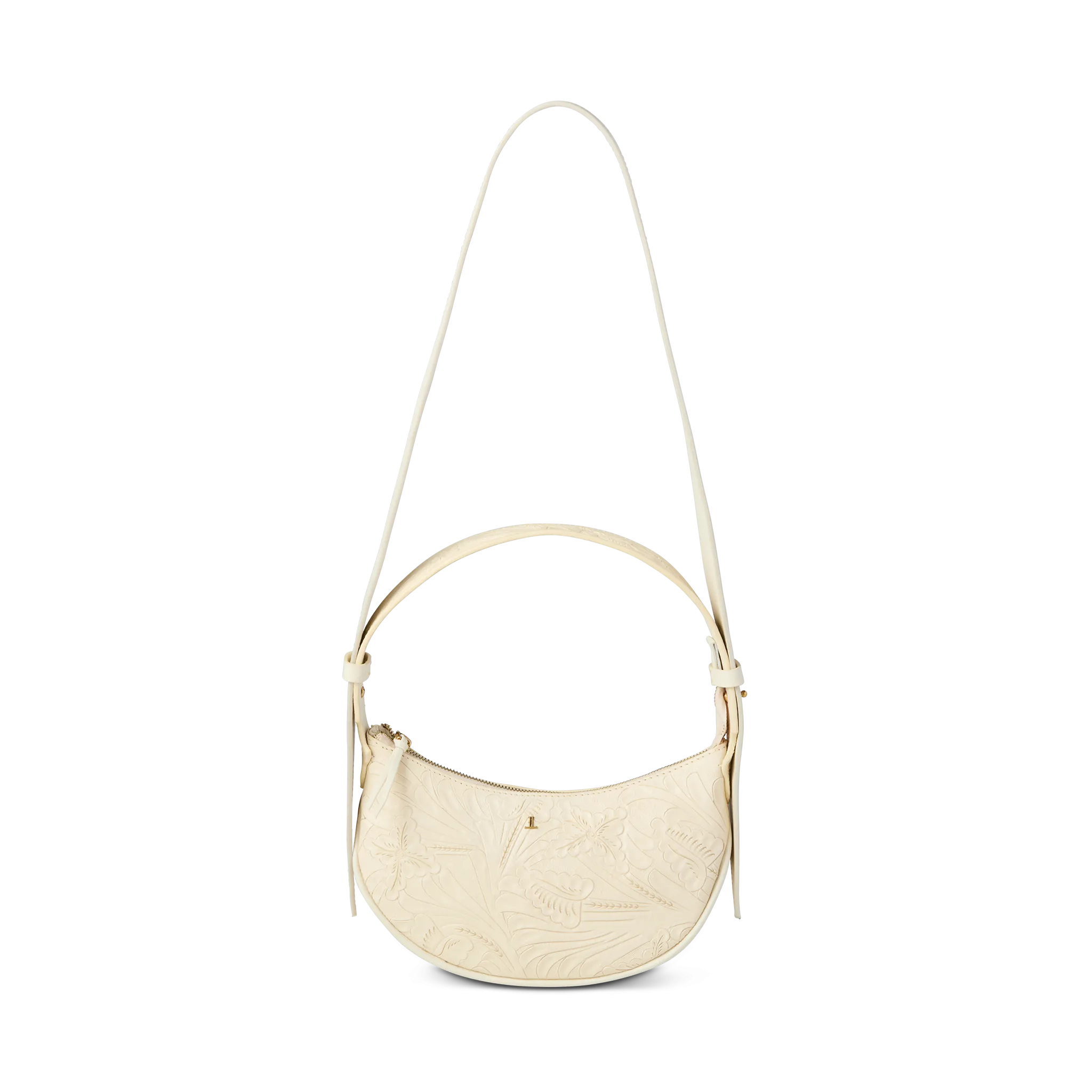 Intagliare Saddle Bag :: Glitz Cream